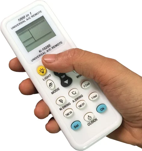 Vista 7 de Control remoto universal de CA compatible con aire acondicionado