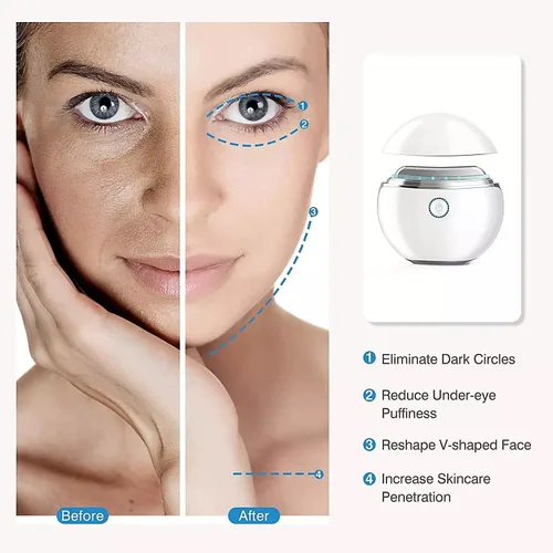 Vista 4 de Gua sha eléctrico con Gua Sha manualmente, escultura corporal facial Gua Sha, masajeador facial antienvejecimiento, instrumento de belleza facial