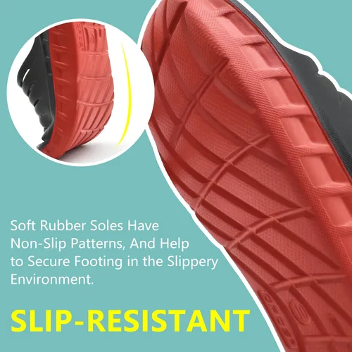 Vista 5 de GPOS Sandalias de recuperación deportiva para hombre, para fascitis plantar, gruesas, acolchadas, ligeras, cómodas, ortopédicas