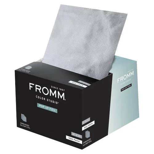 Vista 9 de Fromm Láminas emergentes en relieve con estampado de guepardo, papel de aluminio para resaltar el cabello, suministros de cosmetología, esenciales