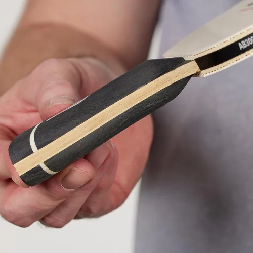 Vista 7 de Pala profesional de ping pong con estuche rígido de transporte Raqueta de tenis de mesa profesional Pala de tenis de mesa con mango ergonómico