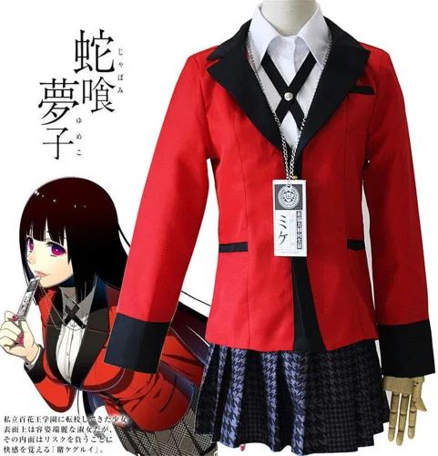 Vista 4 de Collar unisex Yomoduki Runa y collar Yumeko Jabami, Plástico