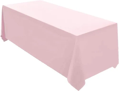 Vista 9 de Surmente Mantel rectangular de poliéster de 60 x 102 pulgadas para bodas, banquetes o restaurantes (negro, paquete de 2)