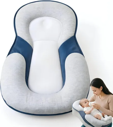 Vista 4 de Almohada de Reposo para Bebé Cojín para Reflujo Almohada para Lactancia, Alimentación con Biberón, Tiempo Boca Abajo