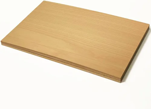 Vista 10 de Alder 6 hojas 0.236 in 1/4 pulgadas, 12 x 19 pulgadas, premium de dos caras con núcleo de MDF, listo para Glowforge, sin terminar