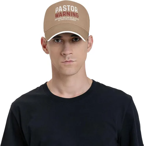Vista 22 de Regalos de agradecimiento para pastores, regalos para pastores para hombres, sombrero de advertencia para pastor, gorra de advertencia para pastor