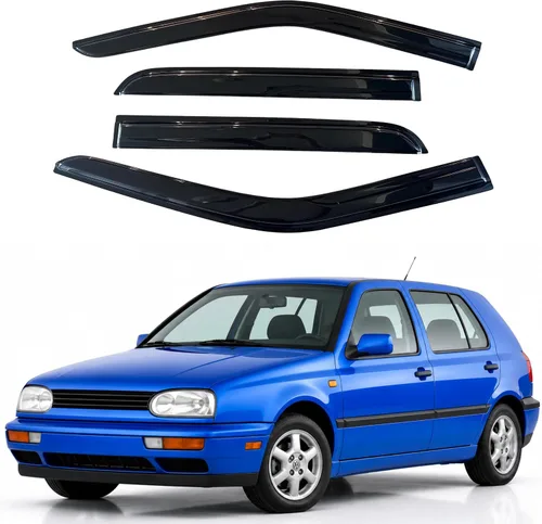 Vista 147 de Visera de ventana IG para Ford Focus Sedán y Hatchback 2012-2018, Protector de ventana lateral para lluvia y viento estilo Mugen, extra duradero