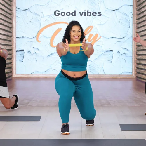 Vista 7 de Beachbody Bandas de resistencia para entrenamientos de glúteos y muslos, bucles de ejercicio de fuerza unisex para mujeres y hombres, niveles