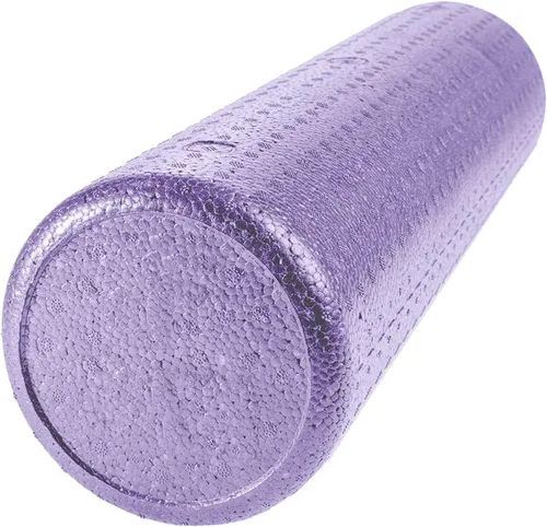 Vista 14 de JFIT High Density Foam Roller – EPP Deep Tissue Massage Roller for Muscle Recovery, Myofascial Release & Stretching Azul solido