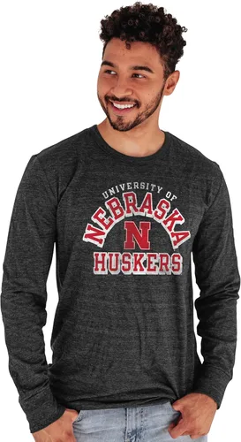 Vista 8 de Blue 84 NCAA - Camiseta de manga larga para hombre Tri-Blend
