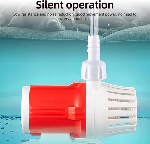 Vista 9 de Bomba de agua para acuario de 24 V CC 25 W, bomba de retorno ultra silenciosa, bomba sumergible, bomba de agua hidropónica solar sin escobillas