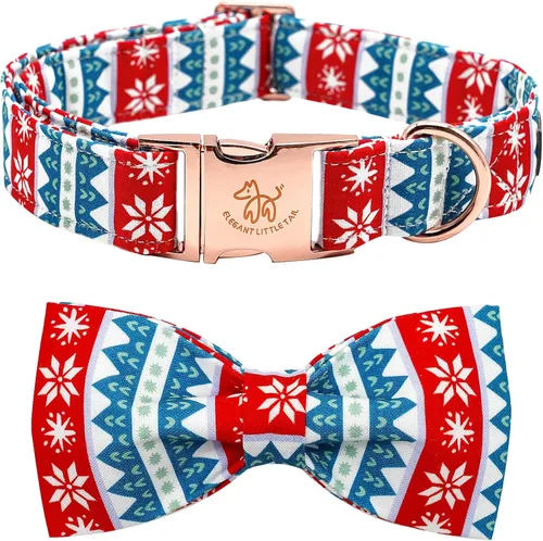 Vista 14 de Elegant little tail - Collar de otoño para mascotas con corbatín, lindo collar de Halloween con estampado de flores y calabaza para cachorros