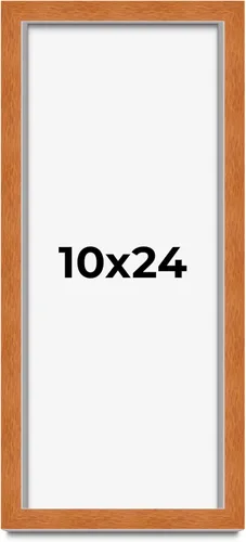 Vista 131 de Marco de 3 x 3 pulgadas de madera maciza de nuez y miel marrón con plexiglás acrílico UV, respaldo de tablero de espuma y accesorios para colgar