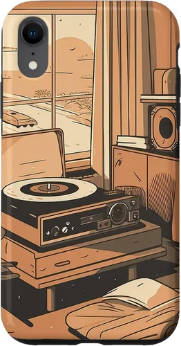Vista 25 de Lofi Aesthetic Vinyl Music Minimal Calm Nostalgic Art Case for iPhone 16