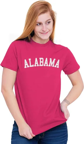 Vista 3 de Alabama Athletic Student Vacation Souvenir Graphic T Shirt hombres o mujeres