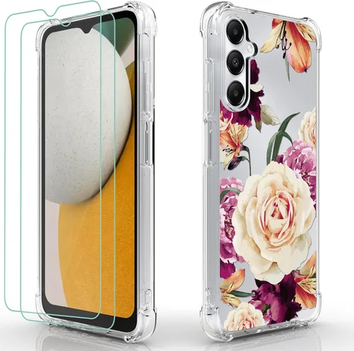Vista 10 de Osophter Funda para Galaxy A15: funda de goma TPU flexible para Samsung Galaxy A15 para Samsung Galaxy A15 con protector de pantalla