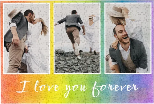 Vista 15 de Rompecabezas personalizados de fotos de 300/500/1000 piezas, rompecabezas personalizados para adultos, familia, cumpleaños, boda, amigos
