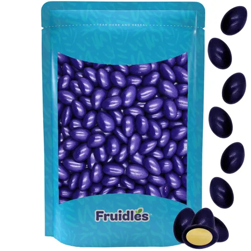 Vista 9 de Fruidles Vibrantes almendras de caramelo Jordan con un revestimiento de azúcar dulce, certificado Kosher Parve (1 libra, azul oscuro)