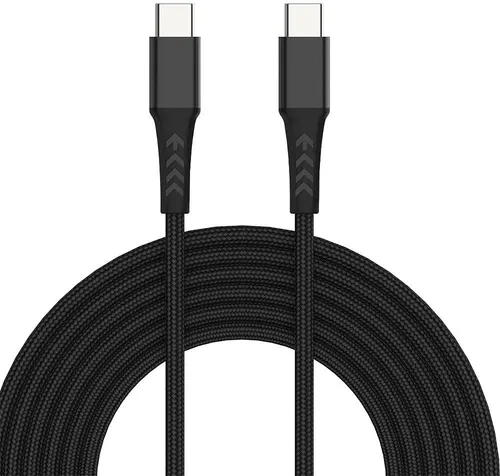 Vista 8 de Cable para Oculus Quest 2 (cable de BoxWave) Cable PD DirectSync (10 pies) USB-C a USB-C (100 W), cable largo de aleación de nailon trenzado PD