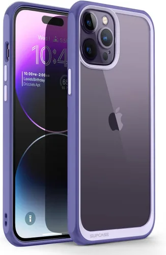 Vista 12 de SUPCASE Unicorn Beetle Style Series - Funda para iPhone 14 / iPhone 13, funda protectora híbrida delgada y transparente (negro)