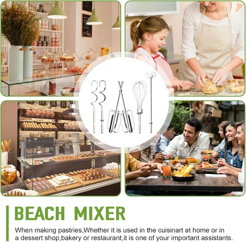 Vista 6 de Accesorios de repuesto para mezclador de mano Hamilton Beach Mixer Beaters Parts 62632R 62682RZ 62692 62695V 64699 – Batidores mezcladores de mano