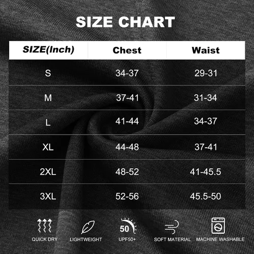 Vista 6 de Paquete de 7 camisetas de manga larga para hombre, secado rápido, absorben la humedad, camisetas de manga larga para hombre, camisetas