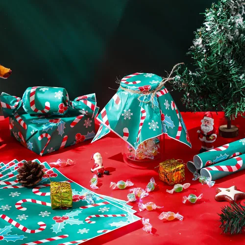 Vista 7 de Yahenda 150 piezas de papel de cera de Navidad, hojas de papel de pergamino decorativo impermeable para panadería, resistente a la grasa