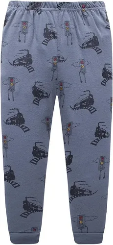 Vista 6 de Pijama para niños pequeños de manga larga, 100% algodón, 2 piezas, para niños de 1 a 10 años