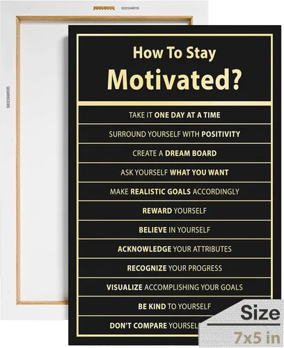 Vista 79 de Decoración de pared motivacional - 10 reglas para el zen - Arte colgante para oficina y dormitorio, decoración de pared inspiradora, obra de arte