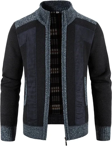 Vista 2 de Mens Cotton Zip Cardigan Men Hoodies Zip Up Winter Fleece Mens Winter Coats Padres Zip Up Hoodie Zip Up Fall Jacket Men