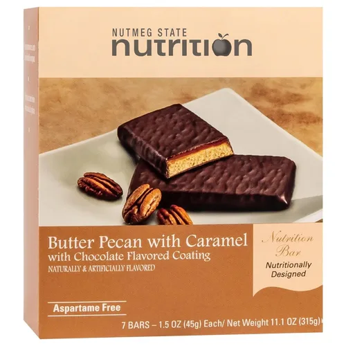 Vista 24 de Nutmeg State Nutrition Barras altas en proteínas, 7 porciones por caja (1 caja (7 porciones), chocolate negro S'mores)