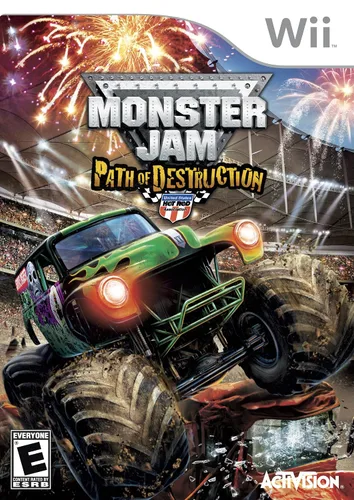 Vista 9 de Monster Jam: Path of Destruction with Custom Wheel - PlayStation