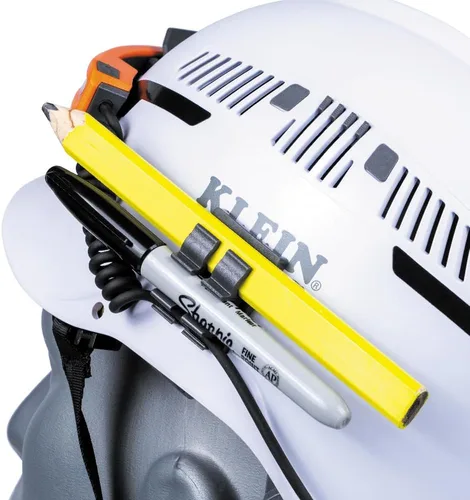 Vista 13 de Klein Tools KHH56308 linterna frontal recargable LED de haz ancho para cascos duros Klein Tools, 770 lúmenes, para trabajo, batería y soporte