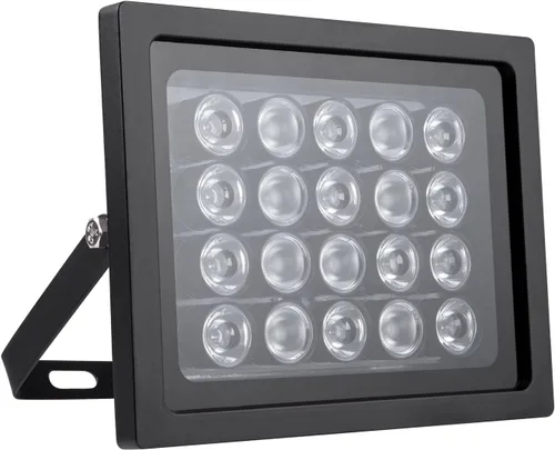 Vista 7 de Iluminador infrarrojo 20 unids matriz IR LED IR iluminador visión nocturna gran angular largo alcance al aire libre impermeable para cámara de Blanco