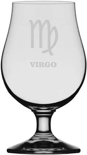 Vista 15 de Símbolo del zodiaco grabado multiusos 12.75oz Copa de vino Géminis