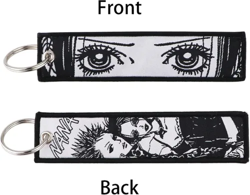 Vista 2 de NANA Osaki Komatsu Anime Llavero Manga Llavero Llavero Llavero Anillo, Negro