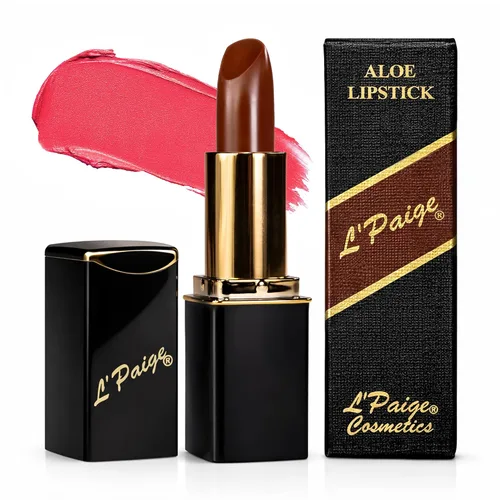 Vista 21 de L'Paige L02 - GRAPE ICE Designer Lipstick Base de aloe vera, de larga duración, hidratante Morado claro con acabado helado iridiscente