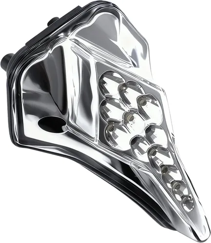 Vista 8 de GUAIMI 12 LED Clear/Smoke Lens Center Light Pilot Light Parabrisas 3rd ojos para YZF-R6 2008-2012-Negro (no para R6S)