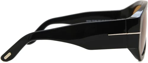 Vista 2 de Tom Ford BRONSON FT 1044 - Gafas de sol para hombre, color negro y marrón brillante