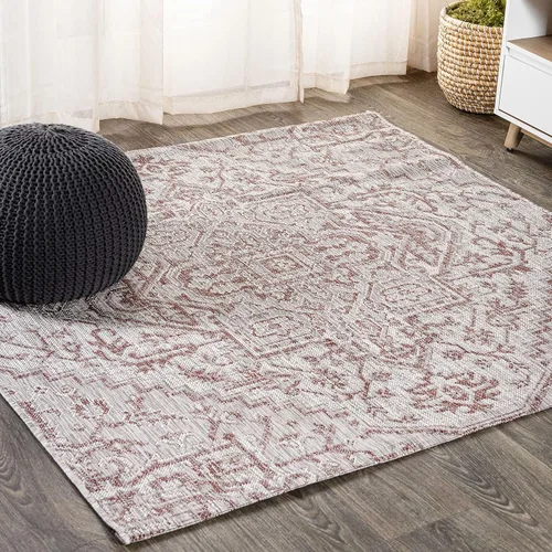 Vista 24 de JONATHAN Y SMB105D-28 - Alfombra de pasillo Boho para interiores y exteriores 2 x 8, color Negro/Gris, con textura de estrella, tejida
