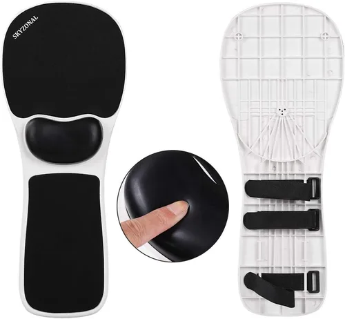 Vista 4 de Reposamuñecas ergonómico ajustable solo ajustable para silla (bridas extra largas incluidas)