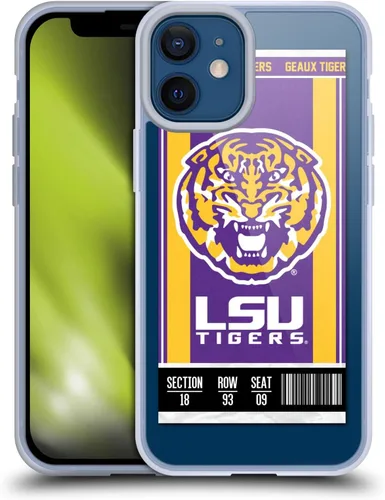 Vista 88 de Head Case Designs Funda de gel suave con licencia oficial de la Universidad Estatal de Louisiana LSU Camou compatible con Apple iPhone 7 Plus/iPhone