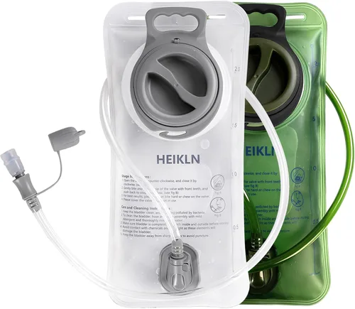Vista 11 de HEIKLN Hydration Bladder 1.5L-2L-2.5L-3L,Leak Proof Water Reservoir, BPA Free Military Water Storage Bladder Bag Hydration Pack Replacement Easy