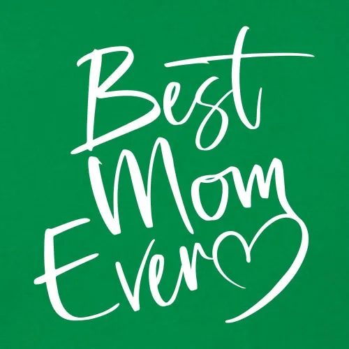 Vista 20 de Go All Out Script Best Mom Ever Heart Idea - Camiseta con cuello en V para mujer