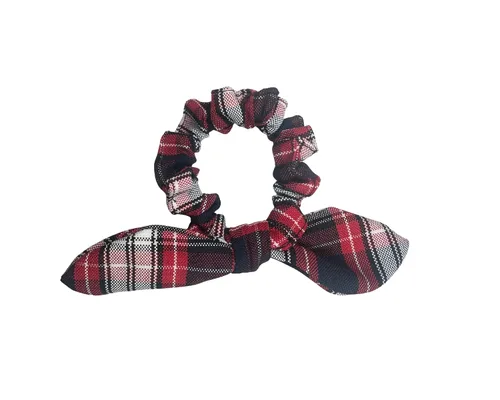 Vista 30 de Back to School/Uniform Plaid Scrunchie bunny ear Bowknot/School Uniform Plaid/Ponytail Bow Scrunchie/Plaid Accessories (Plaid 42-Bernards)