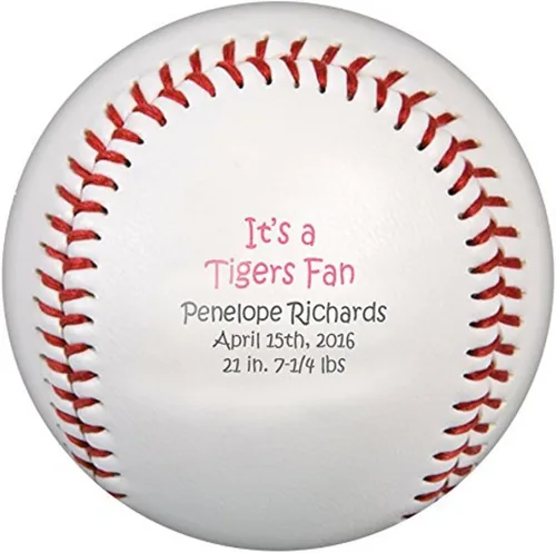 Vista 9 de Pelotas de béisbol personalizadas, tamaño oficial: elige entre 15 diseños o sube una foto o logotipo de empresa