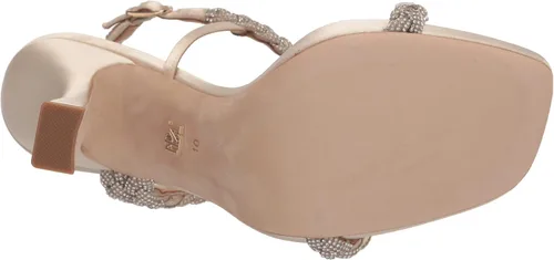 Vista 4 de Badgley Mischka Sandalia de tacón de hinojo para mujer