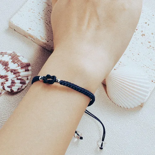 Vista 22 de Pulseras hechas a mano, pulseras para mujeres y hombres, pulsera ajustable con inicial, regalos de joyería para mamá, esposa, novia, ella, amigos