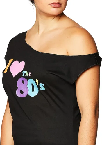 Vista 2 de Costume Culture playera "I Love The 80's" para mujer