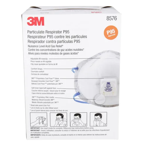 Vista 4 de 3M respirador para partículas, con alivio para niveles molestos de gases